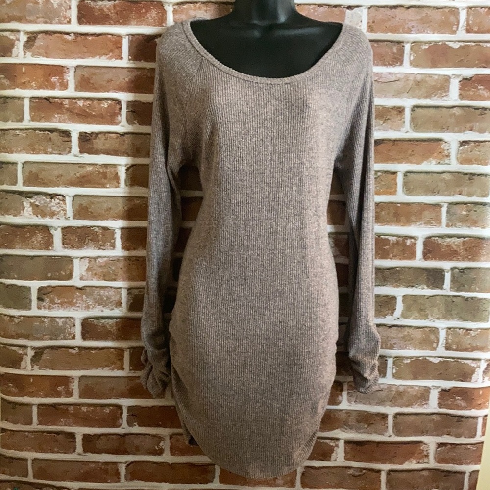 Long Sleeve Sweater Dress (M)